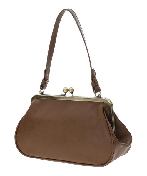 Samansa Mos2(サマンサ モスモス)の「【2WAY】ガマグチショルダーハンドバッグ(ハンドバッグ・レディース・ブラウン/ブラック・F)」の16枚目の写真