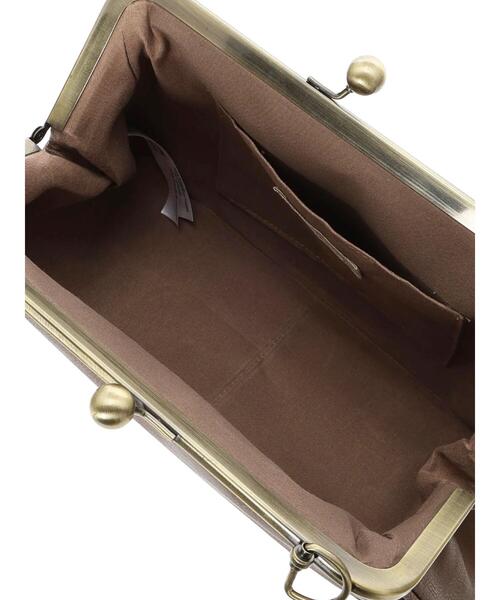 Samansa Mos2(サマンサ モスモス)の「【2WAY】ガマグチショルダーハンドバッグ(ハンドバッグ・レディース・ブラウン/ブラック・F)」の22枚目の写真