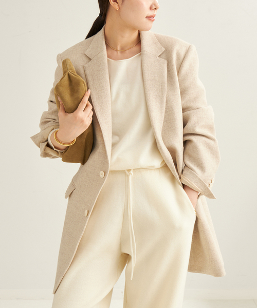 plage（プラージュ）の「Big Tailored ジャケット（その他アウター・レディース・チャコールグレー/ブラック系その他/ベージュ・38/36）」の3枚目の写真