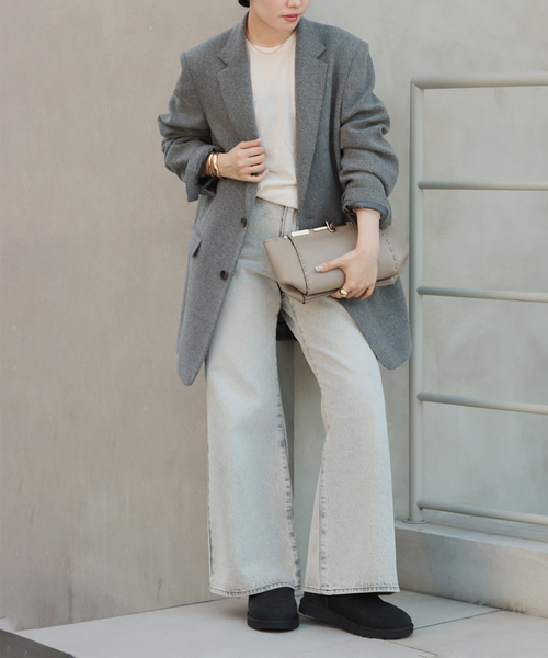 plage（プラージュ）の「Big Tailored ジャケット（その他アウター・レディース・チャコールグレー/ブラック系その他/ベージュ・38/36）」の7枚目の写真