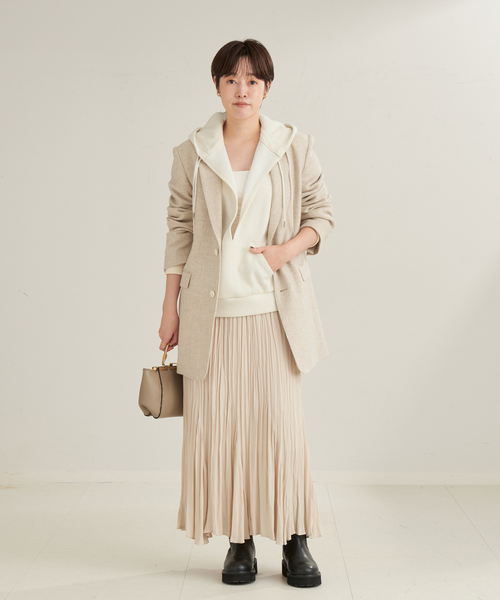 plage（プラージュ）の「Big Tailored ジャケット（その他アウター・レディース・チャコールグレー/ブラック系その他/ベージュ・38/36）」の13枚目の写真