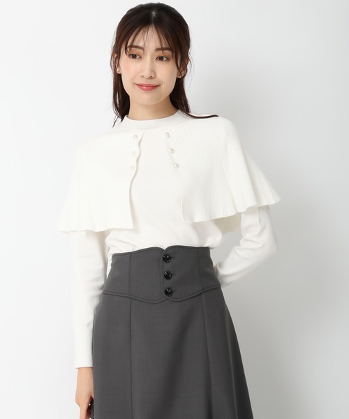 セール】パールケープニット/MM448307（ニット/セーター）｜MISCH