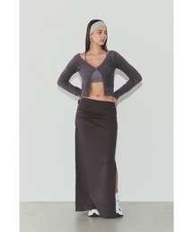 ALEXIA STAM | Wellness Side Gather Skirt /サイドギャザースカート(ワンピース)