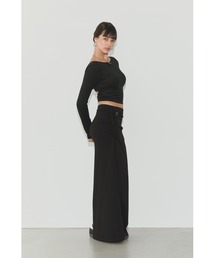 ALEXIA STAM | Wellness Side Gather Skirt /サイドギャザースカート(ワンピース)