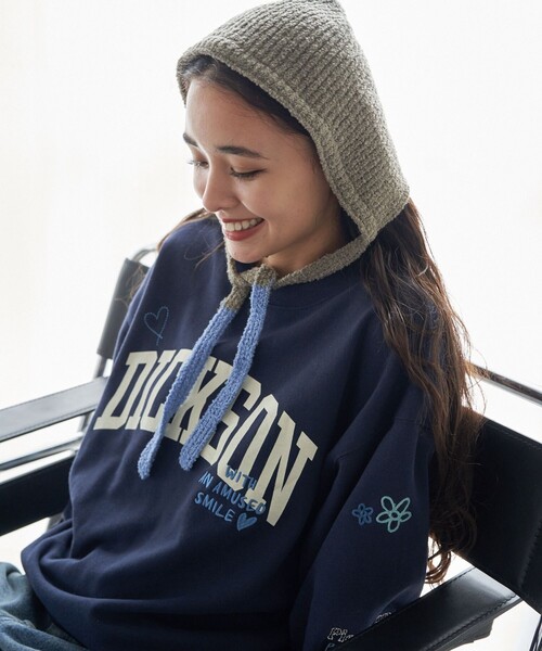 FREAK'S STORE(フリークスストア)の「RACAL/ラカル Knit Hoodie/ニットフーディー(ニットキャップ/ビーニー・レディース・ベージュ/ブラウン/サックスブルー/グレー・ONE SIZE)」の10枚目の写真