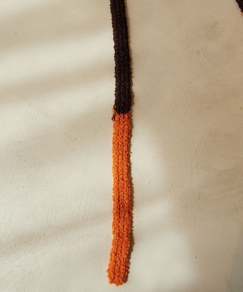 FREAK'S STORE(フリークスストア)の「RACAL/ラカル Knit Hoodie/ニットフーディー(ニットキャップ/ビーニー・レディース・ベージュ/ブラウン/サックスブルー/グレー・ONE SIZE)」の15枚目の写真