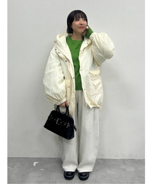 ジーナシスモンスターブルゾン　アイボリー ジーナシスモンスターブルゾン アイボリー JEANASIS ブルゾン