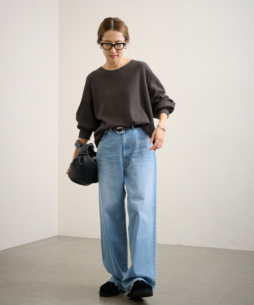 FRAMeWORK(フレームワーク)の「Healthknit/ヘルスニット 別注Thermal king Honeycomb(Tシャツ/カットソー・レディース・ホワイト系その他/スミクロ・FREE)」の8枚目の写真