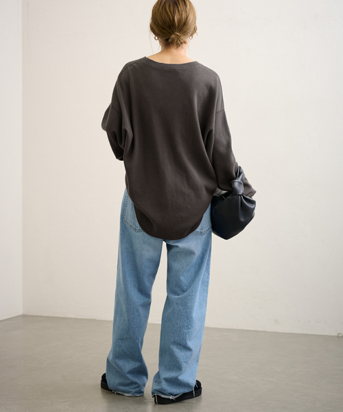 FRAMeWORK(フレームワーク)の「Healthknit/ヘルスニット 別注Thermal king Honeycomb(Tシャツ/カットソー・レディース・ホワイト系その他/スミクロ・FREE)」の12枚目の写真