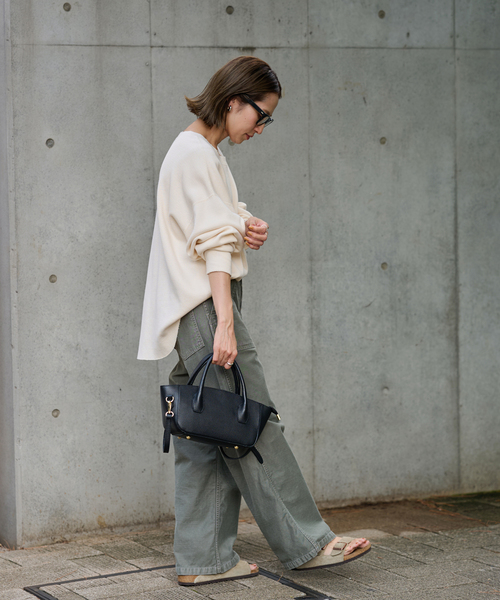 FRAMeWORK(フレームワーク)の「Healthknit/ヘルスニット 別注Thermal king Honeycomb(Tシャツ/カットソー・レディース・ホワイト系その他/スミクロ・FREE)」の21枚目の写真