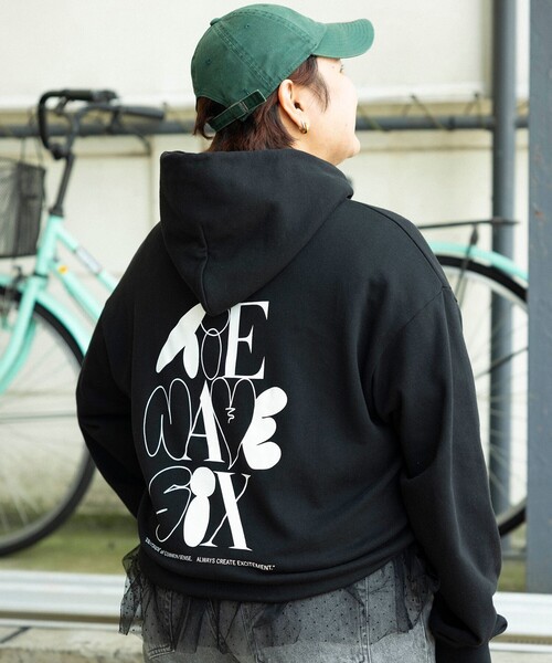 【セール】Six Sence Recordコラボ グラフィックフーディスウェット（スウェット）｜NAVE（ネイヴ）