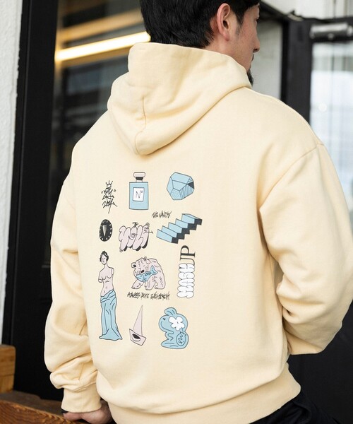 【セール】Six Sence Recordコラボ グラフィックフーディスウェット（スウェット）｜NAVE（ネイヴ）