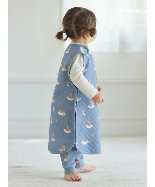 gelato pique（ジェラートピケ）の「【販路限定商品】【BABY】 dreamy bear柄腹巻パンツ（その他ベビーウェア・キッズ・クリーム/ネイビー・70/80）」の6枚目の写真