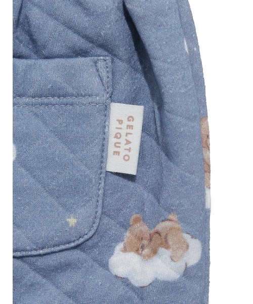 gelato pique（ジェラートピケ）の「【販路限定商品】【BABY】 dreamy bear柄腹巻パンツ（その他ベビーウェア・キッズ・クリーム/ネイビー・70/80）」の14枚目の写真