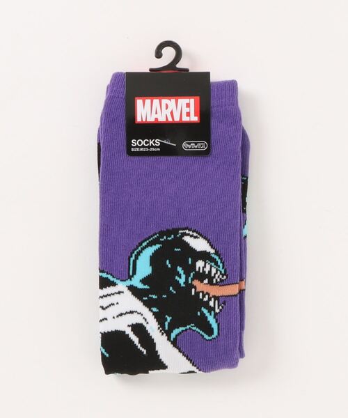 MARVEL(マーベル)の「【 MARVEL 】 ミドルハイソックス 24F10(ソックス/靴下・レディース・ブルー/ブラック/パープル・23-25cm)」の13枚目の写真