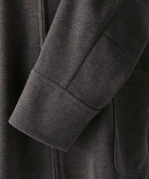 e/rm(イーアールエム)の「【e/rm】フーディーコート(その他アウター・レディース・ライトベージュ/チャコールグレー/ブラウン・FREE)」の8枚目の写真