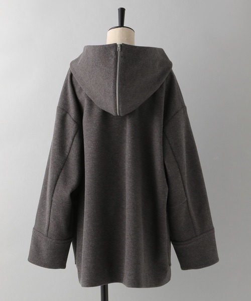 e/rm(イーアールエム)の「【e/rm】フーディーコート(その他アウター・レディース・ライトベージュ/チャコールグレー/ブラウン・FREE)」の12枚目の写真
