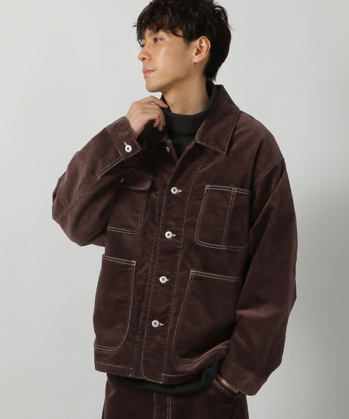 LAKOLE（ラコレ）の「コーデュロイポケットブルゾン / 147399（ブルゾン・メンズ・アイボリー/ブラウン/ネイビー・LARGE/MEDIUM）」の5枚目の写真