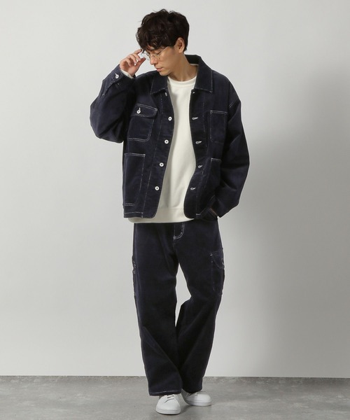 LAKOLE（ラコレ）の「コーデュロイポケットブルゾン / 147399（ブルゾン・メンズ・アイボリー/ブラウン/ネイビー・LARGE/MEDIUM）」の10枚目の写真