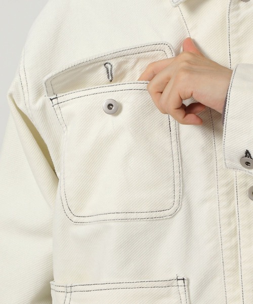 LAKOLE（ラコレ）の「コーデュロイポケットブルゾン / 147399（ブルゾン・メンズ・アイボリー/ブラウン/ネイビー・LARGE/MEDIUM）」の20枚目の写真