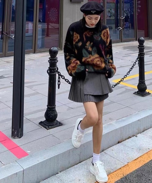 セール】薔薇 / バラ モヘアニット（ニット/セーター）｜WESTSEA