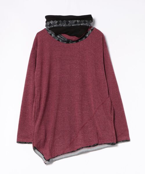 チャイハネ（チャイハネ）の「【チャイハネ】ウォニーMEN'Sニットソートップス（ニット/セーター・メンズ・レッド/ベージュ/ネイビー/ブラック・FREE）」の4枚目の写真