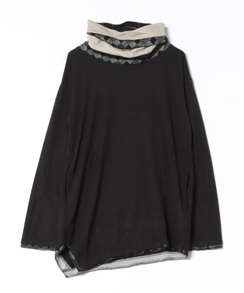 チャイハネ（チャイハネ）の「【チャイハネ】ウォニーMEN'Sニットソートップス（ニット/セーター・メンズ・レッド/ベージュ/ネイビー/ブラック・FREE）」の2枚目の写真