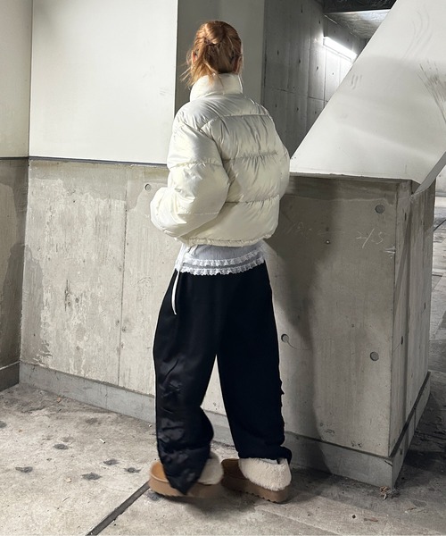 sedacle girl(セダクルガール)の「サイド切り替えレーススウェットパンツ(スウェットパンツ・レディース・グレー/ブラック・FREE)」の7枚目の写真
