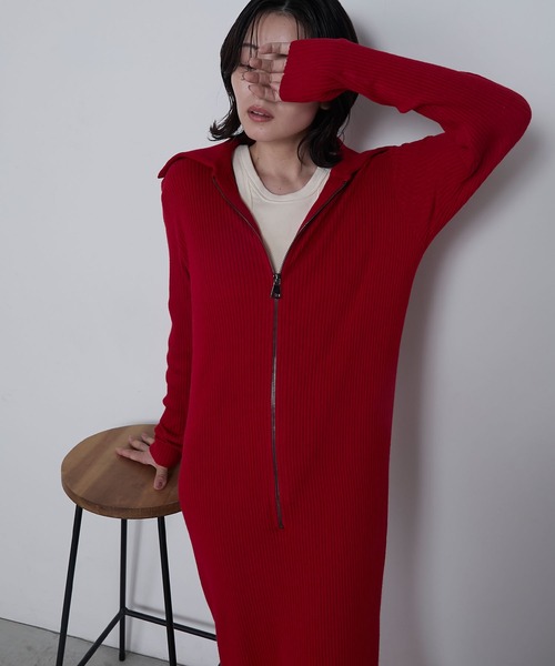 【BURBERRY】KEILEY ハーフジップポロワンピース BURBERRY】KEILEY ハーフジップポロワンピース (Burberry