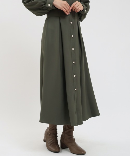 ASTORIA ODIER(アストリアオディール)の「コルセットシャツワンピース(ワンピース・レディース・カーキ/ワイン/グレー・SMALL/MEDIUM/LARGE)」の18枚目の写真