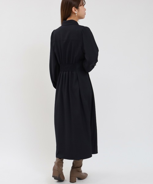 ASTORIA ODIER(アストリアオディール)の「コルセットシャツワンピース(ワンピース・レディース・カーキ/ワイン/グレー・SMALL/MEDIUM/LARGE)」の21枚目の写真