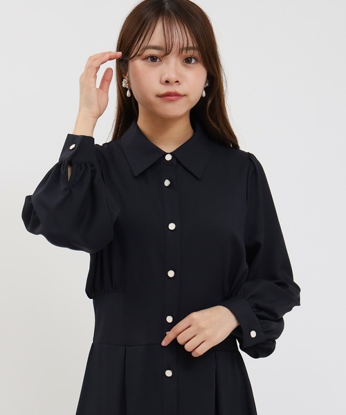 ASTORIA ODIER(アストリアオディール)の「コルセットシャツワンピース(ワンピース・レディース・カーキ/ワイン/グレー・SMALL/MEDIUM/LARGE)」の22枚目の写真