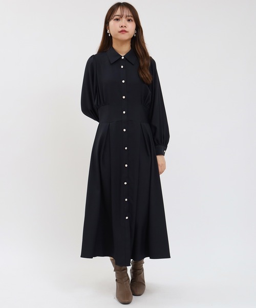 ASTORIA ODIER(アストリアオディール)の「コルセットシャツワンピース(ワンピース・レディース・カーキ/ワイン/グレー・SMALL/MEDIUM/LARGE)」の19枚目の写真