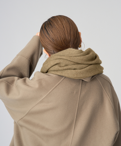 IENA(イエナ)の「NIMNIMDUAI/ニムニムデュアイ YAK COTTON ストール(ストール/ショール・レディース・ウッド/チャコールグレー・FREE)」の11枚目の写真