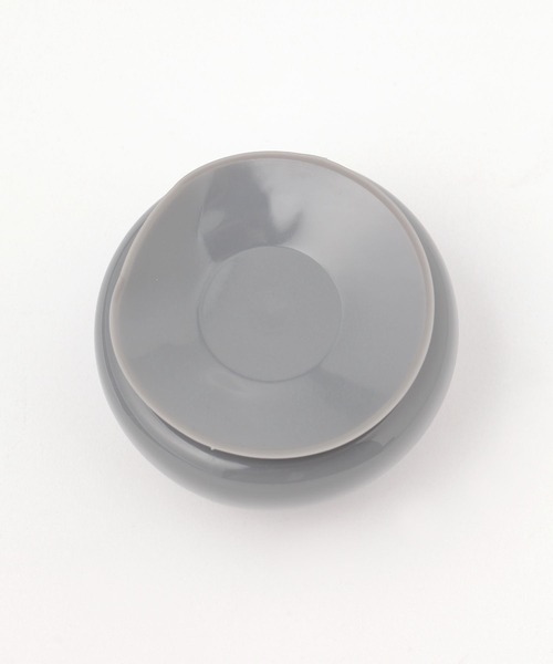 LAKOLE(ラコレ)の「【ガラスや鏡に吸着する】防滴時計 / 150064(掛け時計・レディース・ホワイト/グレー・FREE)」の3枚目の写真