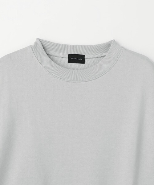 green label relaxing(グリーンレーベルリラクシング)の「クリア スウェット クルーネック カットソー(Tシャツ/カットソー・メンズ・ブラック/ライトグレー/ダークグレー・L/S/M/XL)」の12枚目の写真