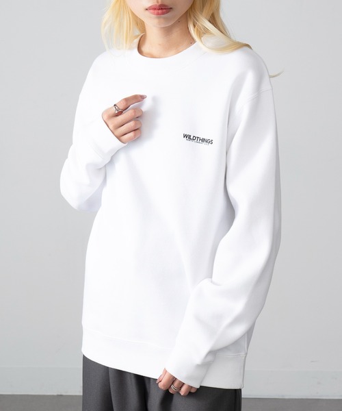 セール】【WILD THINGS】ヒストリーバックプリントトスウェット