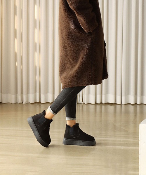 shoes365(シューズスリーシックスファイヴ)の「【shoes365】サイドゴアスノーブーツ (AW)(ブーツ・レディース・ブラック/ホワイト/ブラウン・23.0cm/23.5cm/24.0cm/24.5cm/25.0cm/25.5cm)」の11枚目の写真