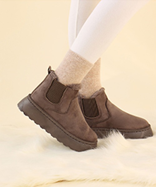 shoes365(シューズスリーシックスファイヴ)の「【shoes365】サイドゴアスノーブーツ (AW)(ブーツ・レディース・ブラック/ホワイト/ブラウン・23.0cm/23.5cm/24.0cm/24.5cm/25.0cm/25.5cm)」の13枚目の写真