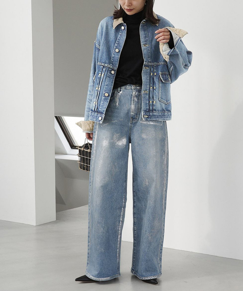 セール】【THE NEWHOUSE/ザ ニューハウス】TNH DERVIO JACKET：デニム  