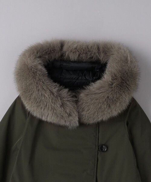 DUVETICA（デュベティカ）の「＜DUVETICA＞FINGUARADUE ダウンコート（ダウンジャケット/コート・レディース・ブラック/オリーブ・38/42/40）」の4枚目の写真