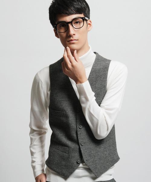 green label relaxing（グリーンレーベルリラクシング）の「[ウィリアム ブリス] William Bliss TWD ベスト◆（ベスト・メンズ・グレー/ダークブラウン/ネイビー・48/50/44/42/46）」の2枚目の写真