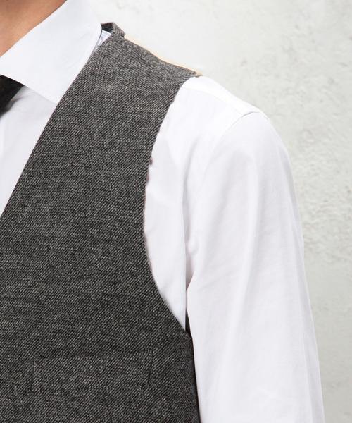 green label relaxing（グリーンレーベルリラクシング）の「[ウィリアム ブリス] William Bliss TWD ベスト◆（ベスト・メンズ・グレー/ダークブラウン/ネイビー・48/50/44/42/46）」の15枚目の写真