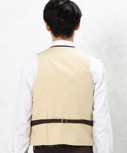 green label relaxing（グリーンレーベルリラクシング）の「[ウィリアム ブリス] William Bliss TWD ベスト◆（ベスト・メンズ・グレー/ダークブラウン/ネイビー・48/50/44/42/46）」の10枚目の写真