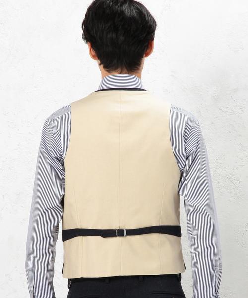 green label relaxing（グリーンレーベルリラクシング）の「[ウィリアム ブリス] William Bliss TWD ベスト◆（ベスト・メンズ・グレー/ダークブラウン/ネイビー・48/50/44/42/46）」の4枚目の写真