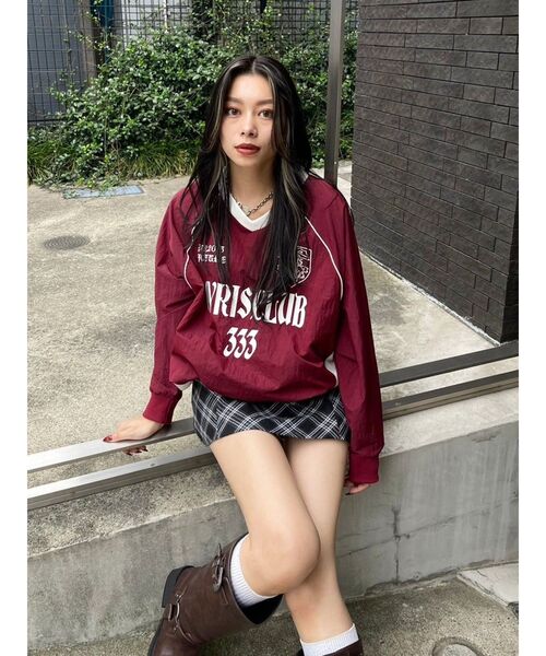 EVRIS(エヴリス)の「チェックミニスカート(スカート・レディース・ネイビー/ブラック・MEDIUM/SMALL)」の17枚目の写真