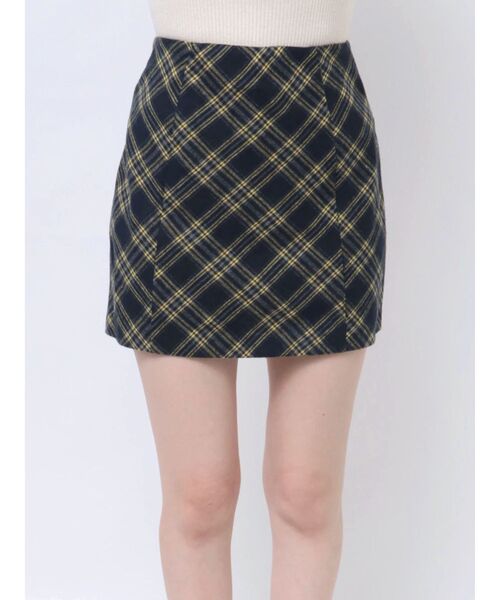 EVRIS(エヴリス)の「チェックミニスカート(スカート・レディース・ネイビー/ブラック・MEDIUM/SMALL)」の20枚目の写真