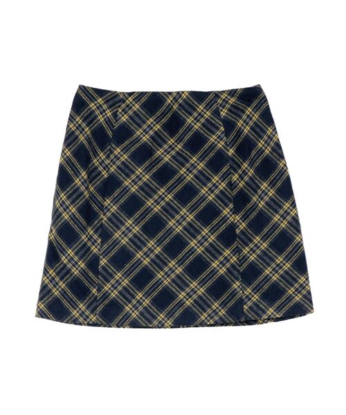 EVRIS(エヴリス)の「チェックミニスカート(スカート・レディース・ネイビー/ブラック・MEDIUM/SMALL)」の7枚目の写真