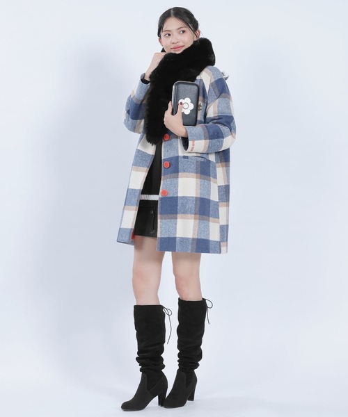 MARY QUANT（マリークワント）の「エコファーテール マフラー