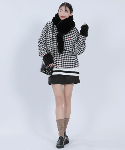 MARY QUANT（マリークワント）の「エコファーテール マフラー